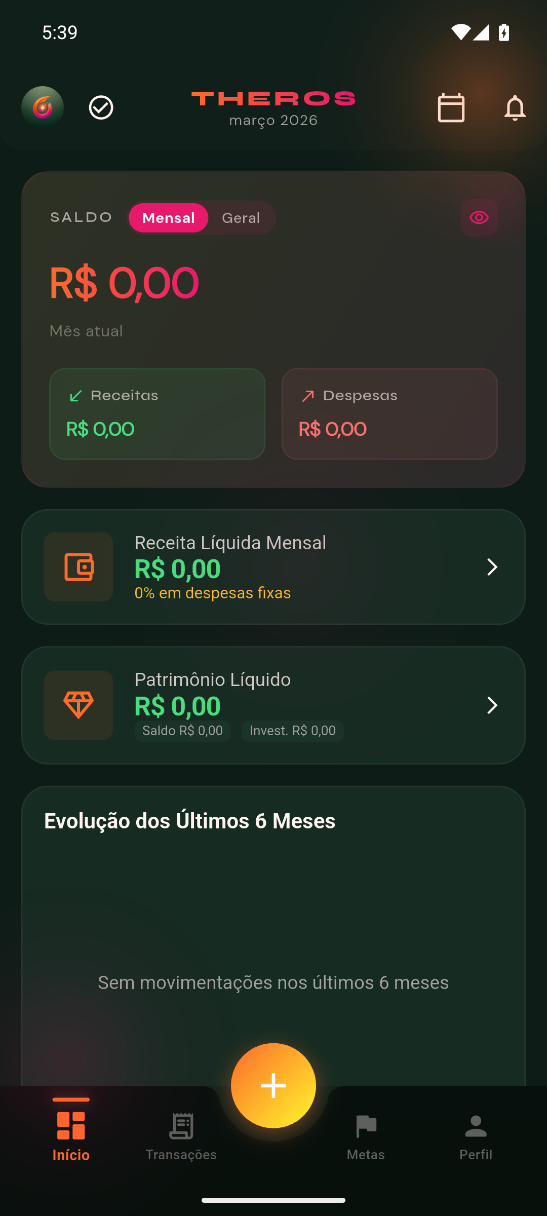 Dashboard Theros